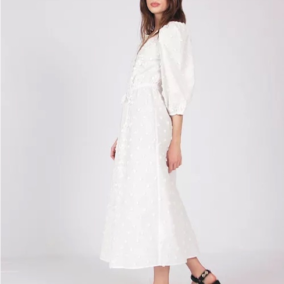Maje White Embroidered Dress - Picture 4 of 16